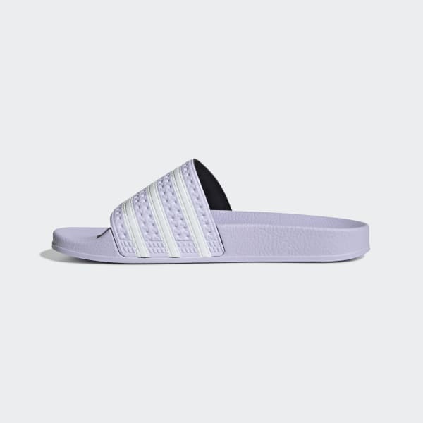 adidas lilac slides