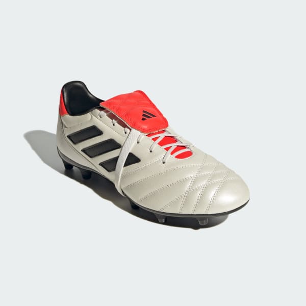 Blanco Zapatos de Fútbol Copa Gloro Terreno Firme
