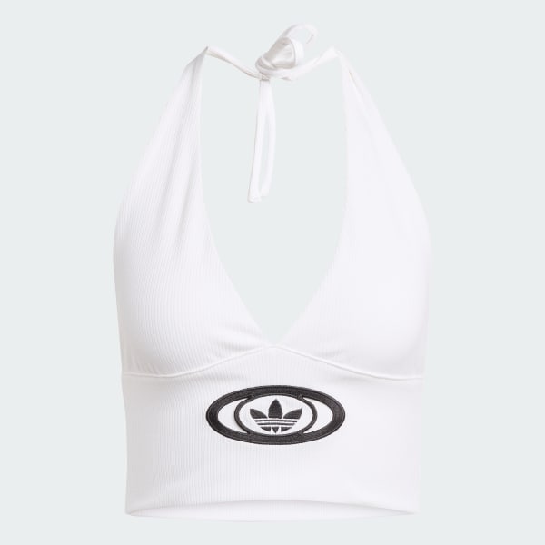 White adidas Originals Campus 2000 V Top