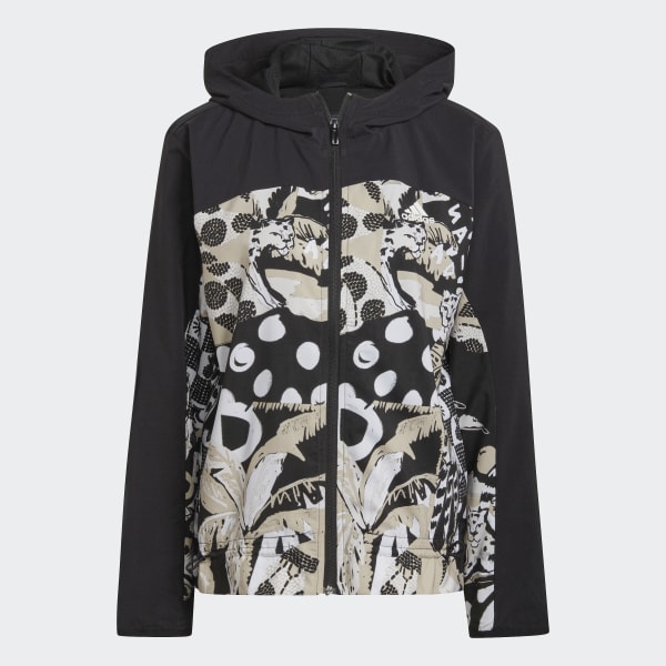 Black FARM Rio Relaxed Lightweight Windbreaker RO724