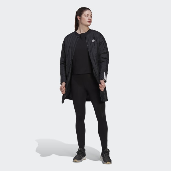 Nero Cappotto Itavic 3-Stripes Seasonal CX514