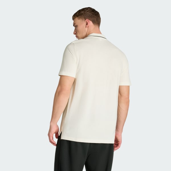 White FIFA World Cup 2026 Official Emblem Polo