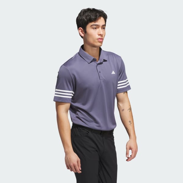 Ungu Polo Shirt 3-Stripes