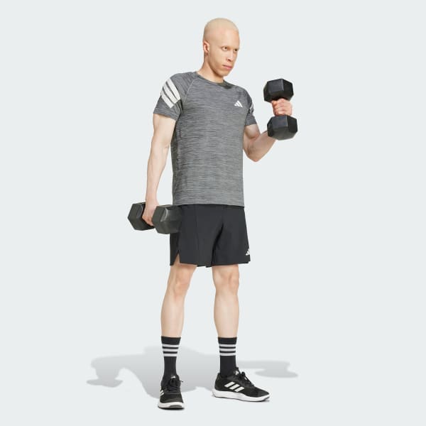 Zwart Icon 3-Stripes T-shirt