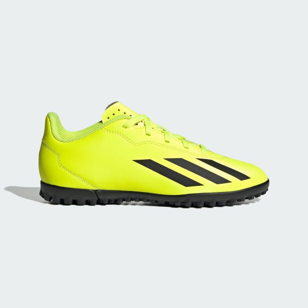 Amarillo Calzado de fútbol X Crazyfast Club Pasto Sintético