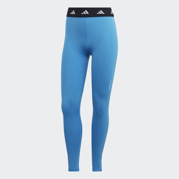 Blau Techfit 7/8-Leggings