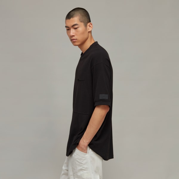Schwarz Y-3 Crepe Pocket T-Shirt