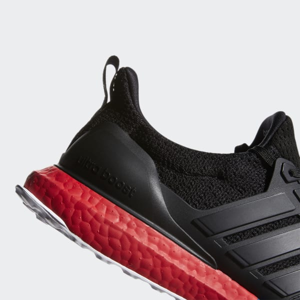 adidas boost black and red