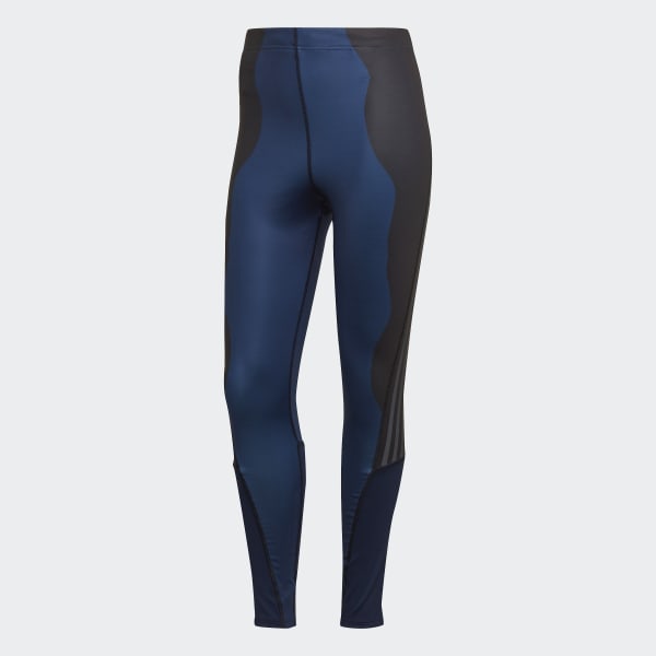 Azul Leggings de Running 7/8 3-Stripes Run Icons Marimekko
