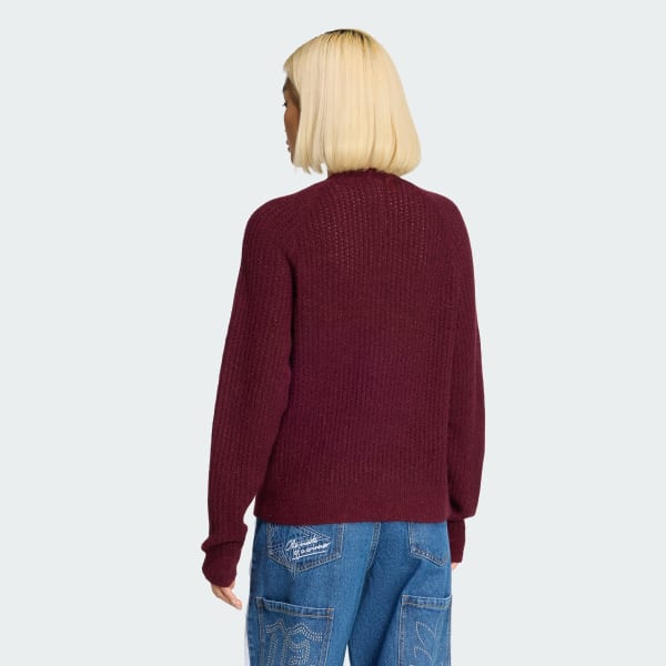 Bordo ADIDAS ORIGINALS ÖRGÜ CREW Sweatshirt