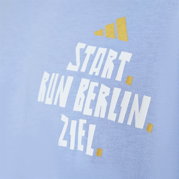 Blauw BMW Berlin Marathon 2024 Tour Longsleeve