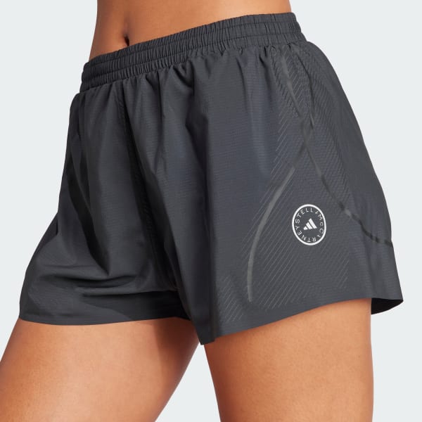 Siyah adidas by Stella McCartney TruePace Koşu Şortu
