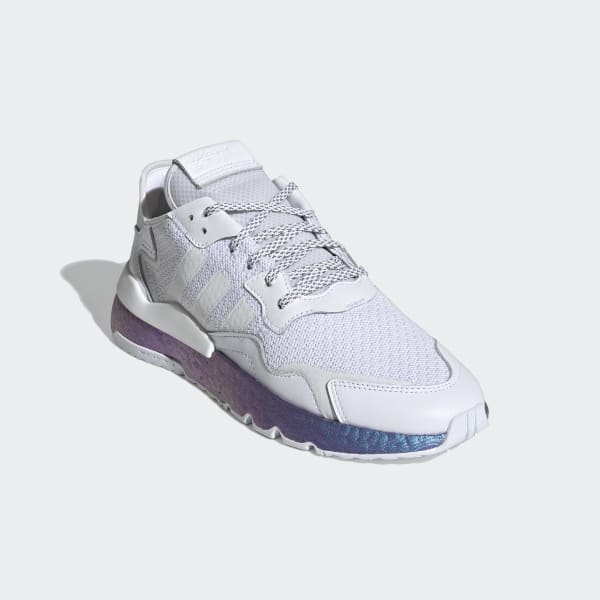 nite jogger all white