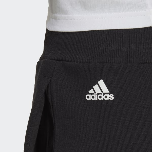 Negro Pants Deportivos Essentials Logo Multicolor SU414