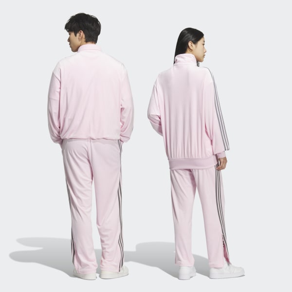 snidel×adidas ピンクベロアジャージXS 本日のみ限定価格 アディダス ファイヤーバード トラックパンツ ベロア FOR