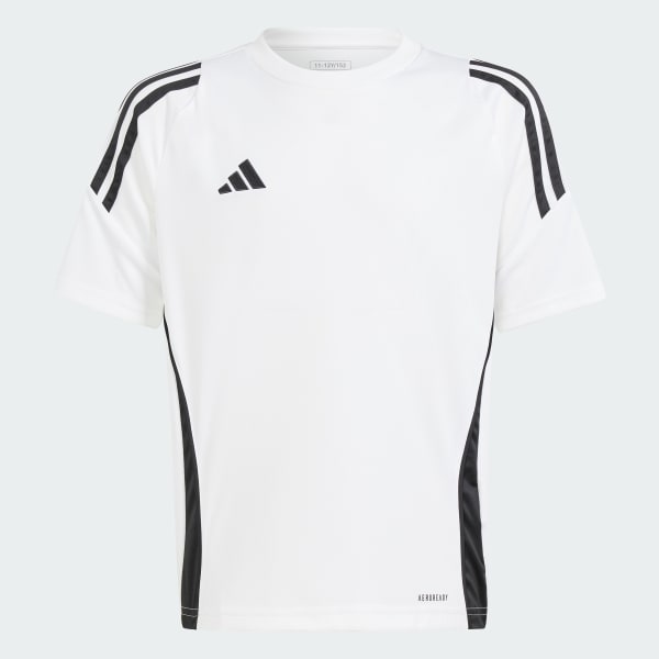 Blanco Camiseta de Fútbol Tiro 24 Kids