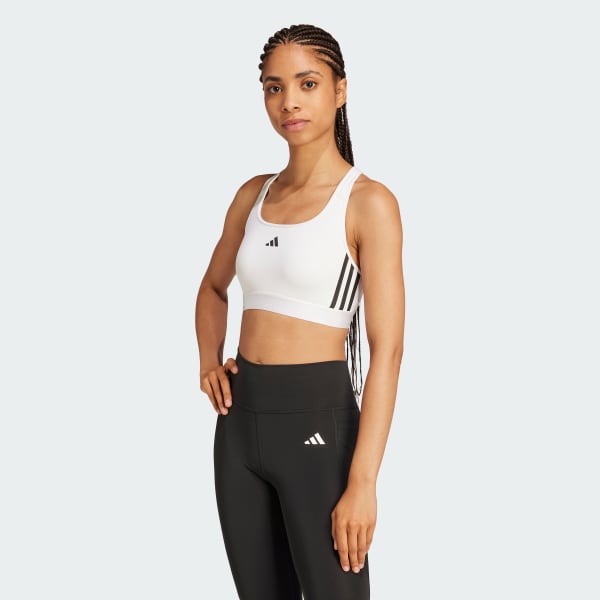 Blanco Top Deportivo Hyperglam para Entrenar de Soporte Medio Powerreact