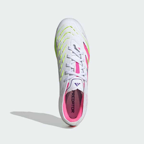 White Predator Pro Firm Ground Boots