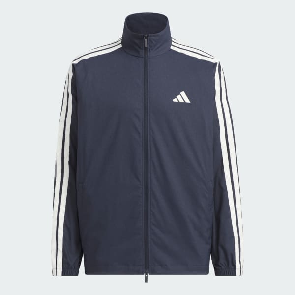 Blue 3-스트라이프 데님 재킷