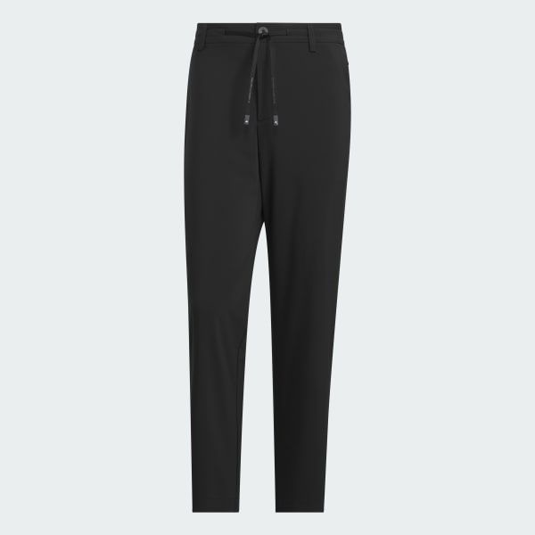 ブラック シアサッカー ロング パンツ