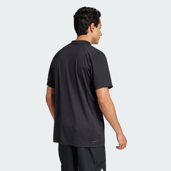 adidas Club Tennis Climacool Piqué Polo Shirt - Black | Free