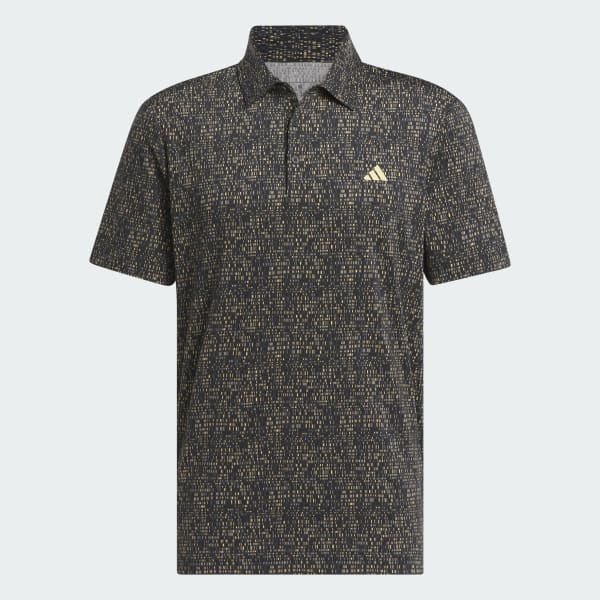 Grey Ultimate365 Power Grid Print Polo Shirt
