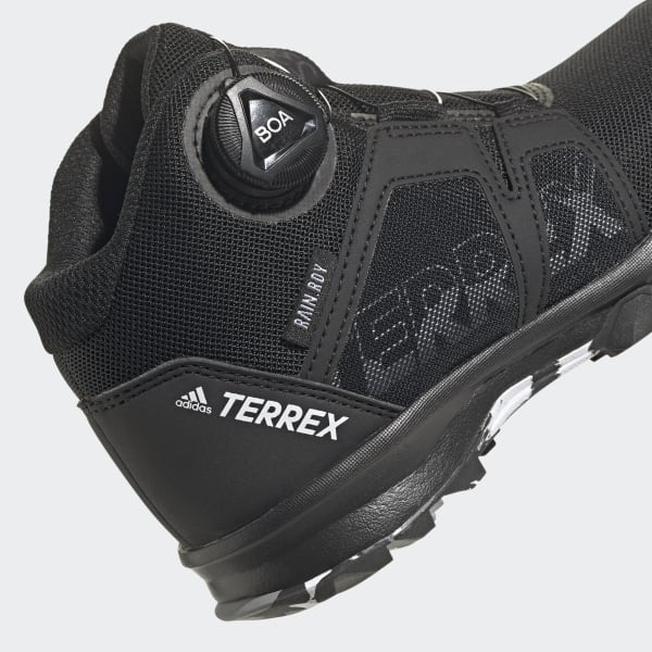 Black Terrex Agravic Boa Mid RAIN.RDY Hiking Shoes EOW49