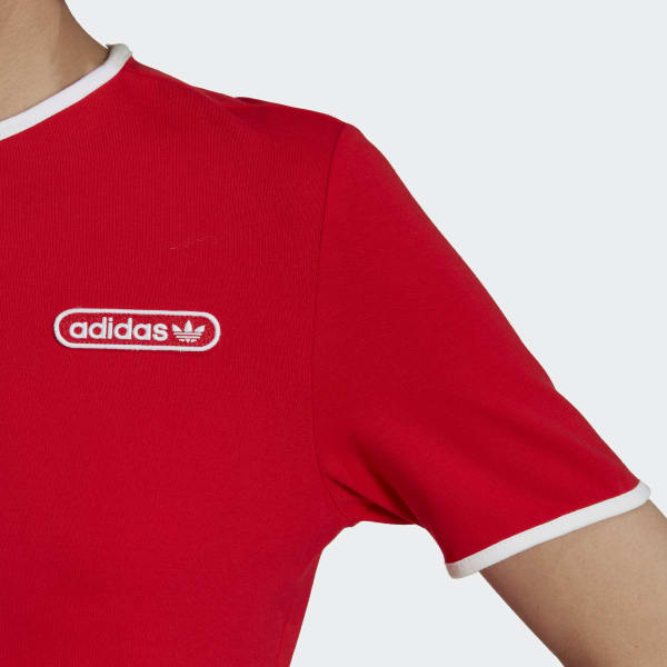 Vermelho T-shirt Curta WY046
