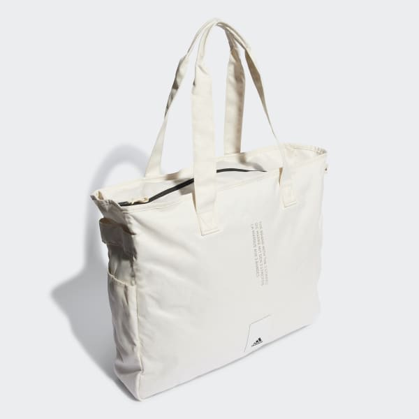 White Classic Foundation Lounge Tote Bag