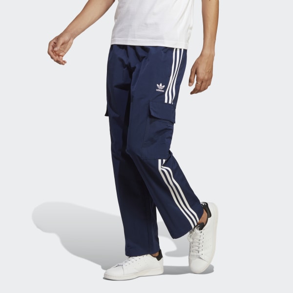 adidas Originals three stripe track pant in blue | ASOS
