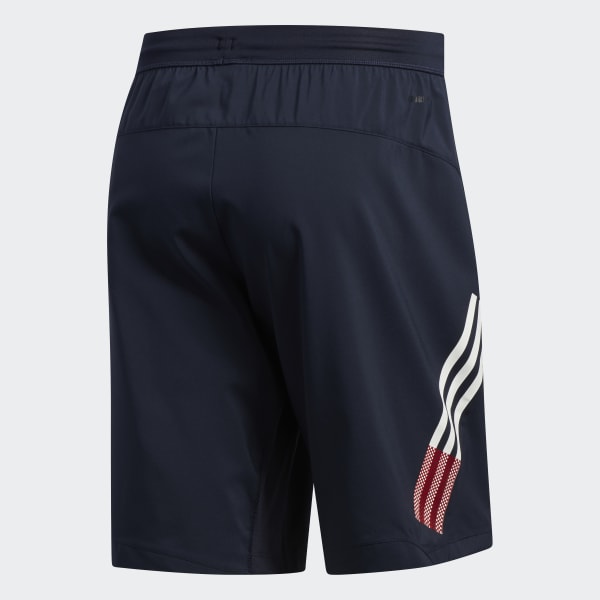 adidas 4KRFT 3 Stripes 9 Inch Shorts Blue adidas Malaysia