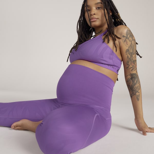 Lilla adidas by Stella McCartney Maternity Yoga Tights