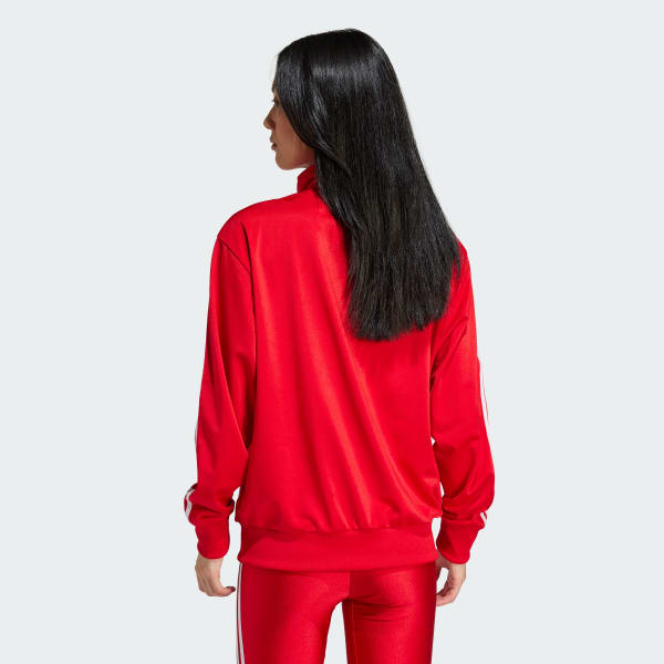 สีแดง เสื้อแทรคทรงหลวม Adicolor Classics Firebird
