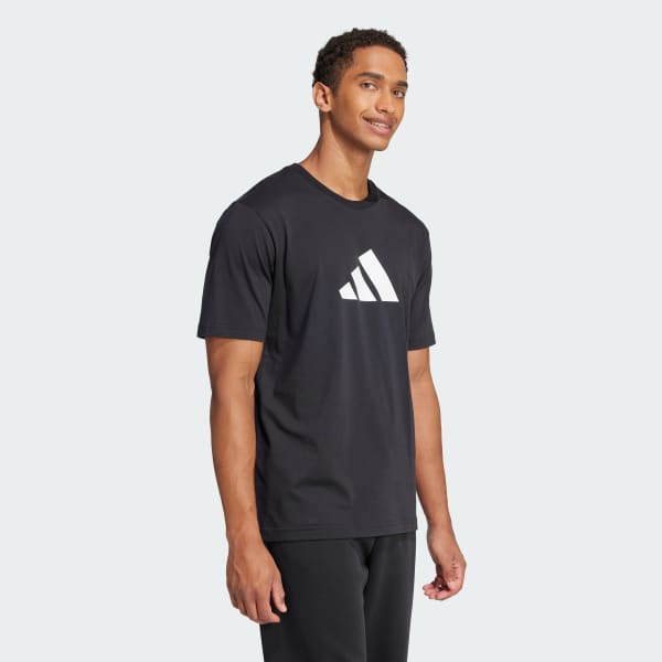 Black Future Icons 3 Bar Logo Tee