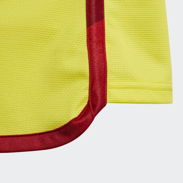 Yellow Colombia Home Jersey QF637