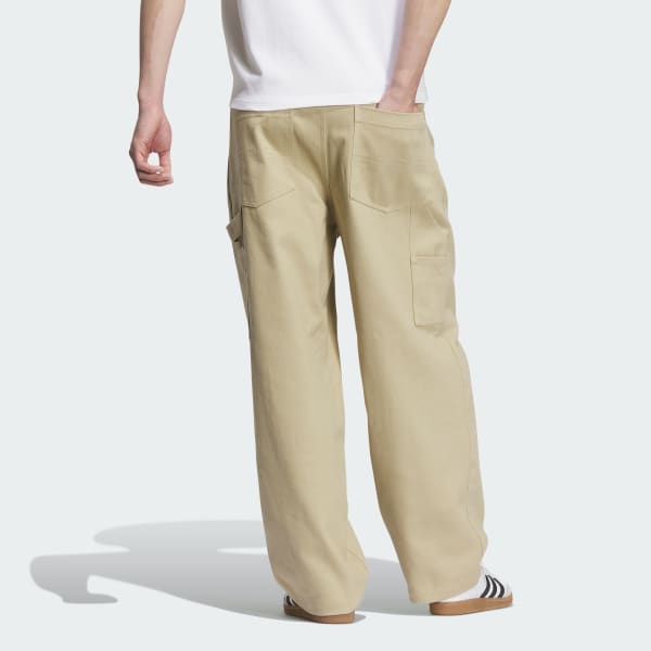 สีเบจ กางเกงสเกตบอร์ดขายาวทรงหลวม City