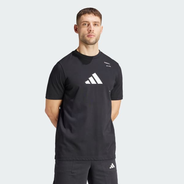Nero T-shirt da pallamano Category Graphic
