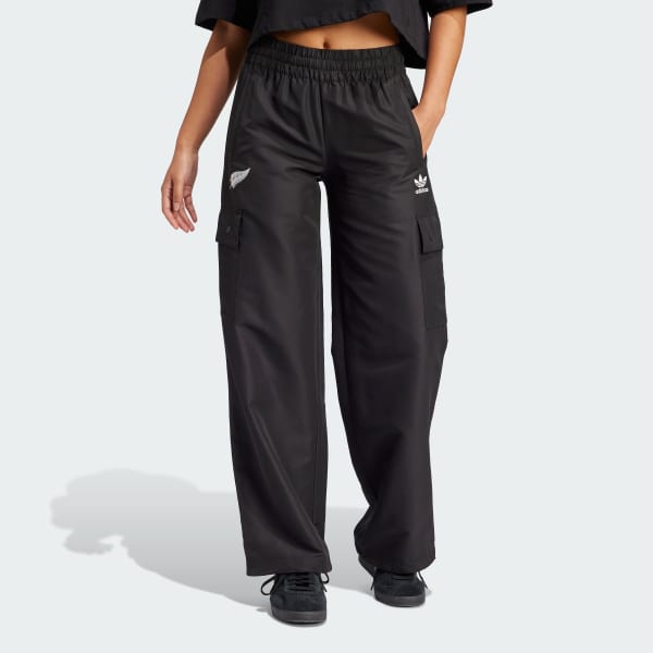 Zwart Black Ferns Essentials Woven Cargobroek