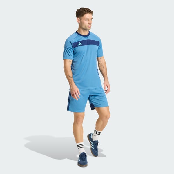 สีน้ำเงิน กางเกงขาสั้น Tiro 25 Essentials