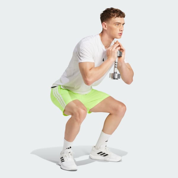 Verde Shorts Malha Essentials Três Listras