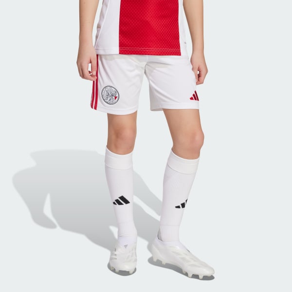 Hvid Ajax Amsterdam 25/26 Kids hjemmebaneshorts