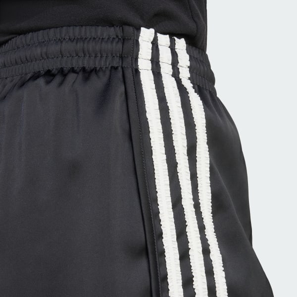 adidas Originals サテン ショーツ ラッフル スリーストライプス