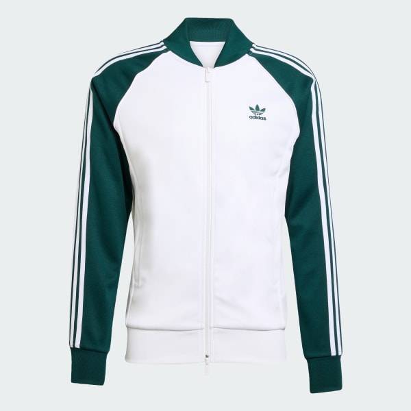 新品XL Adidasトラックジャケット SST WHT/GRN IS1403 SST トラックトップ ワンダーホワイト×カレッジグリーン