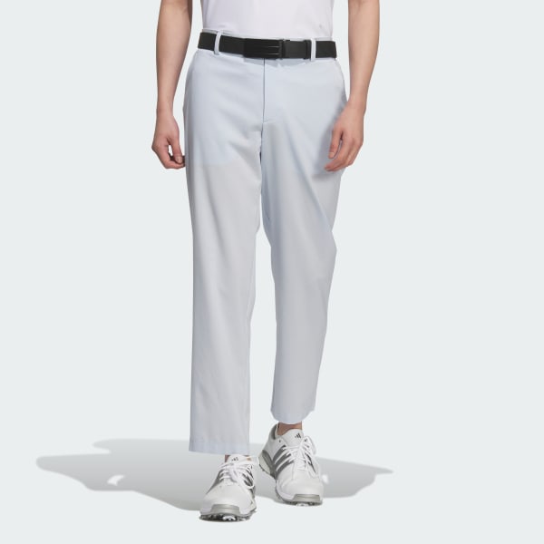 ブルー シアサッカー ロング パンツ