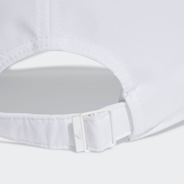 Blanco Gorra Metal Badge Lightweight Baseball