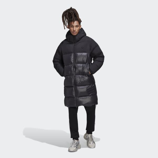 cerná Bunda Down Regen 3/4 Puffer DK415