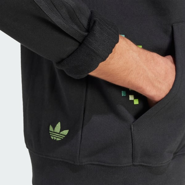 ADIDAS ORIGINALS X MINECRAFT グラフィック フーディー adidas Originals x Minecraft Graphic Hoodie - Black | adidas