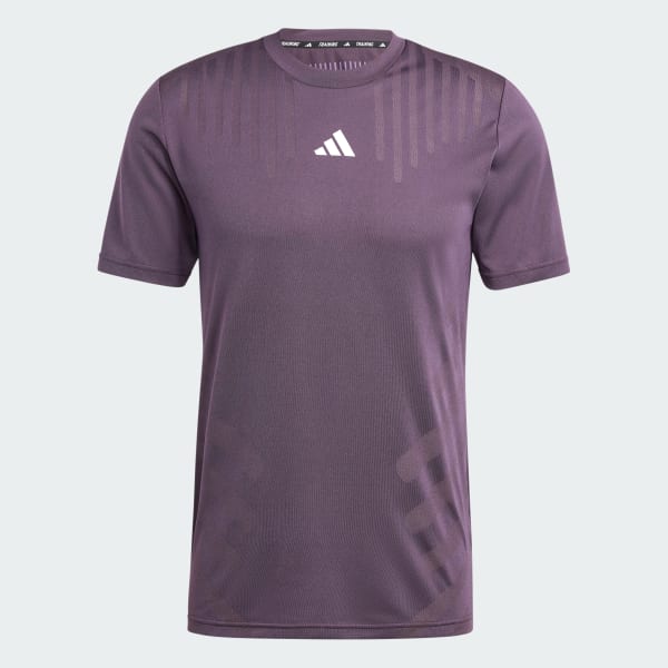 アディダス HIIT Airchill ワークアウト 半袖Tシャツ - パープル