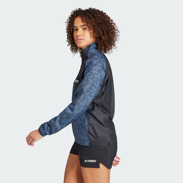 Azul Campera Rompevientos Terrex Trail Running