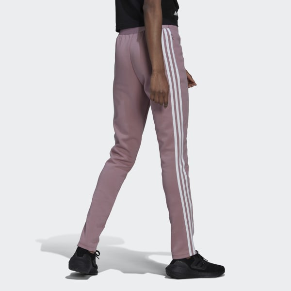 fialová Tepláky adidas Sportswear Future Icons 3-Stripes Skinny ZF983